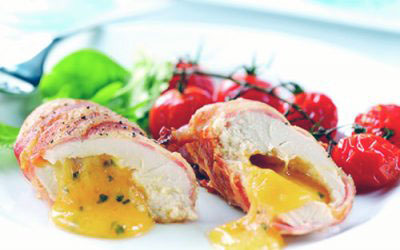 Chicken Breast Stuffed with Double Gloucester, Rosemary & Thyme